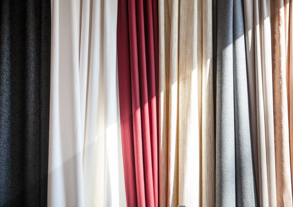 Gordijnstoffen in diverse kleuren